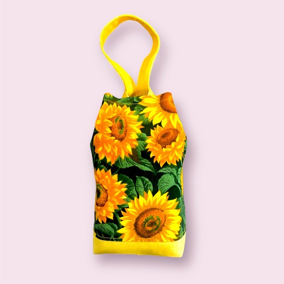 Reusable Shopper Tote bag, shopping bag Organizer, Foldable Cotton Fabric bag - Picture 2 of 9